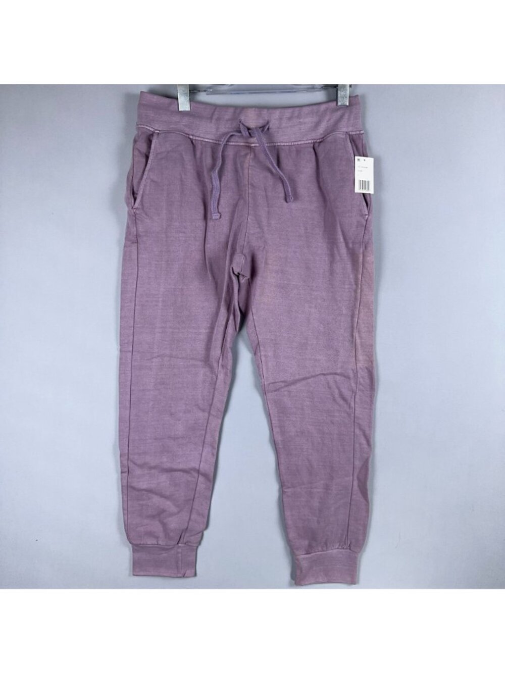 Weatherproof Sweatpants Size Large Vintage Lavender Jogger Drawstring Waistband - Picture 2 of 12